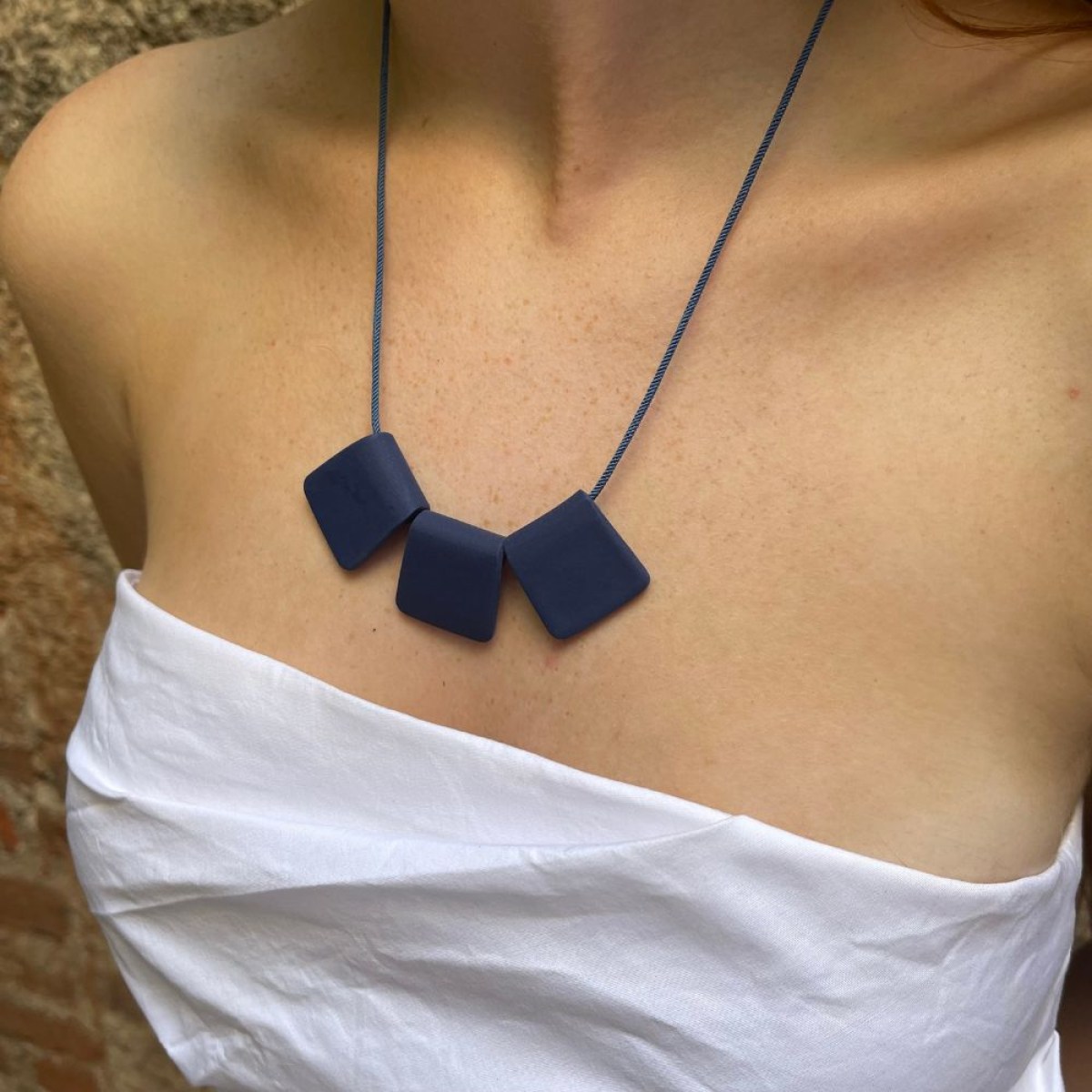 ADISA NECKLACE DARK BLUE 15